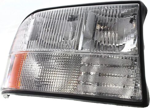 Garage-Pro Headlights Assembly Driver Passenger for GMC Sonoma 1998-2004 Halogen with Bulbs Fits SL, SLE & SLS, Without Fog Lights Replaces #16526227, 16526228 in Saudi Arabia