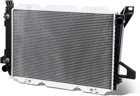 مشعاع أوتوماتيكي متوافق مع 85-96 Ford Bronco F-Series Super Duty 5.0L 5.8L 7.5L AT/MT، DPI 1451 مشعاع تبريد بصفين على طراز المصنع، قلب من الألومنيوم in Saudi Arabia