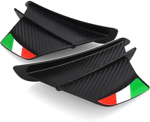 Motorcycle Front Wing Spoiler for Suzuki Gsxr 600/750/1000 Vstrom 650 Burgman 400/650 Gsx S750/S1000 Motorcycles Accessories Winglet Aerodynamic Wing Kit (Color : 1) in Saudi Arabia