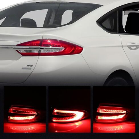 ضوء خلفي LED متوافق مع 2017-2020 Ford Fusion الضوء الخلفي المصابيح الخلفية الجانب الأيسر للسائق استبدال HS7Z13405J in Saudi Arabia