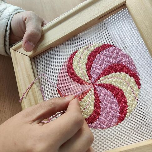 Howie’s Needlepoint Canvas, 18-Mesh Blank Canvas Mono Deluxe Green Canvas(36in x 40in) in Kuwait