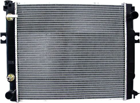 استبدال المبرد متوافق مع Toyota Forklift Radiator 1990-2011 OEM 16410U220071؛ 16410U220171; 16450-30521-71 7FGCU25 - الحجم 17 3/4 بوصة × 17 3/4 بوصة - AM Worldwide AM66258 in Kuwait