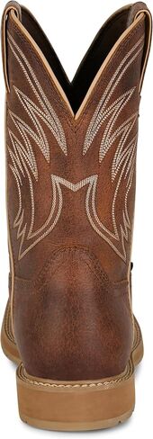 Justin Daywork 11" Waterproof Men's Leather Work Boots with Durable Slip-Resistant Sole, Safety Toe, Comfortable Fit in Saudi Arabia