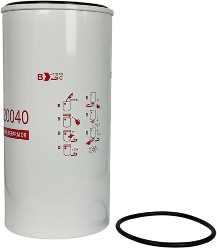 فلتر الوقود فاصل المياه يدور على FS20040 متوافق مع مساكن راكور الشاحنات الدولية LT HX HV RH Prostar Late 9900 لـ Cummins 2611236C1 WF10006 P551839 BF46018-O in Saudi Arabia