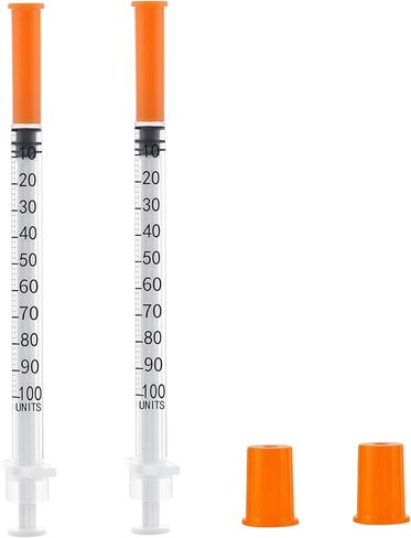 حقنة 1 مل مع 27 جم 1/2 بوصة (12.7 مم) ، محاقن المقياس 1cc 27 ، ملفوفة بشكل فردي ، حزمة 100 in Kuwait