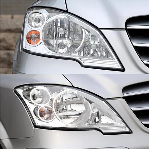 Compatible for-Benz Vito Viano W639 2012 2013 2014 2015 Headlight Shell Mask Transparent Headlamp Cover Lampshdade Plexiglass(Right) in Saudi Arabia