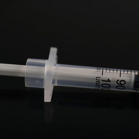 حقنة 1 مل مع 27 جم 1/2 بوصة (12.7 مم) ، محاقن المقياس 1cc 27 ، ملفوفة بشكل فردي ، حزمة 100 in Kuwait