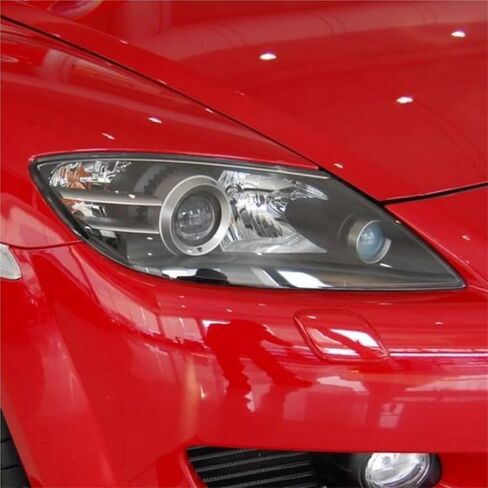 Compatible for Mazda RX8 RX-8 2001 to 2010 Car Accessory Products Transparent PC Material Headlights Lamp Lens(2Pcs Left and Right) in Saudi Arabia