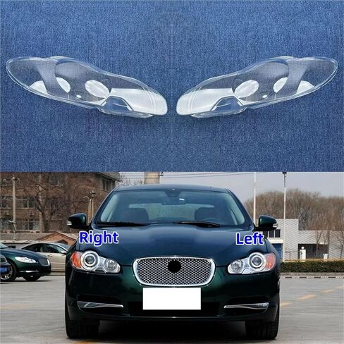 Compatible For Jaguar XF XFL 2008 2009 2010 2011 Car Accessories Headlight Lens Cover Transparent Lampshade Headlamp Shell(1PCS Left Side) in Saudi Arabia