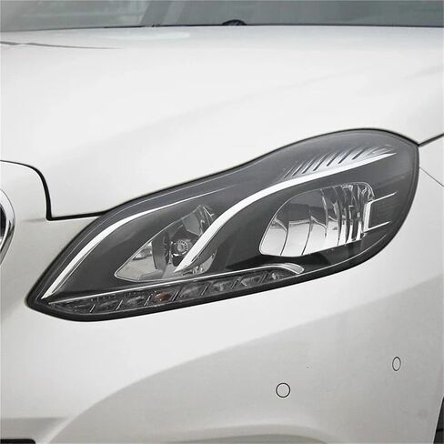 غطاء المصباح الأمامي للسيارة عاكس الضوء متوافق مع بنز W212 E200L E260L E280L E300L E350L 2014 2015 غطاء عدسة زجاجية (يسار) in Saudi Arabia