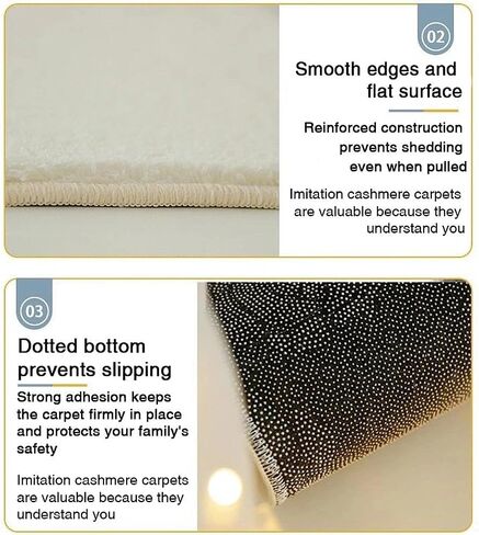Small Fresh Home Shower Bathroom Toilet Absorbent Non-Slip Faux Cashmere Rug 15.6×23.4Inch， Flower Shadow in Saudi Arabia