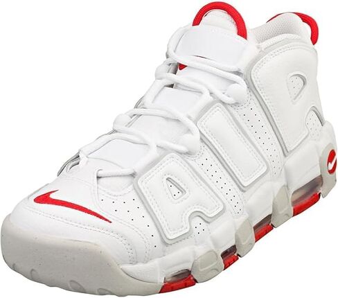 Nike air More Uptempo '96 dx8965-100, White Red Grey, 11.5 US… in Saudi Arabia