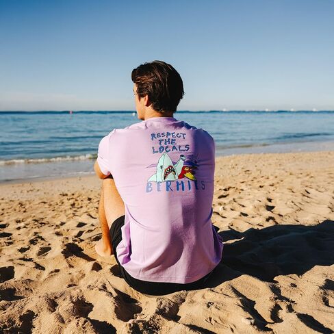 BERMIES Men’s Graphic T-Shirt - Premium Cotton, Soft & Breathable, Front & Back Print, Casual Fit in Kuwait