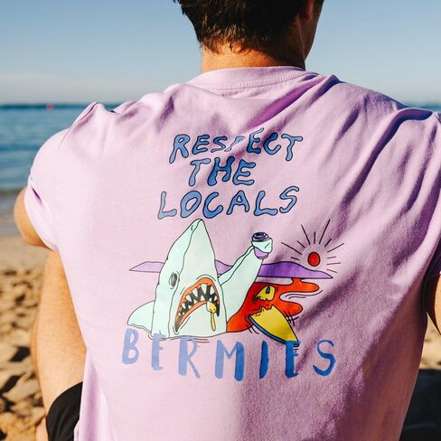 BERMIES Men’s Graphic T-Shirt - Premium Cotton, Soft & Breathable, Front & Back Print, Casual Fit in Kuwait