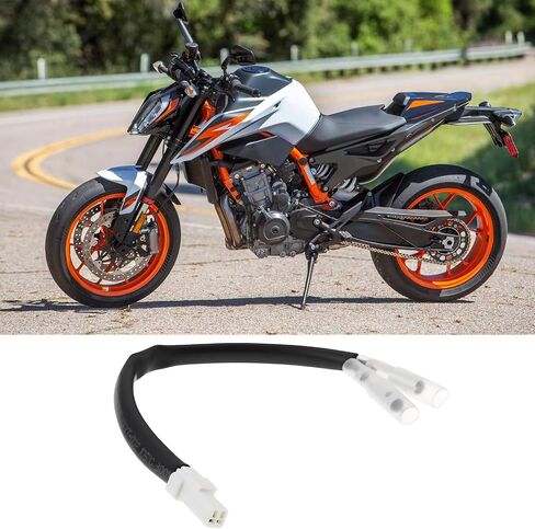 2 قطعة كابل محول مؤشر LED صغير متوافق مع هيكل Ducati KTM MV Agusta 2021 890 in Saudi Arabia
