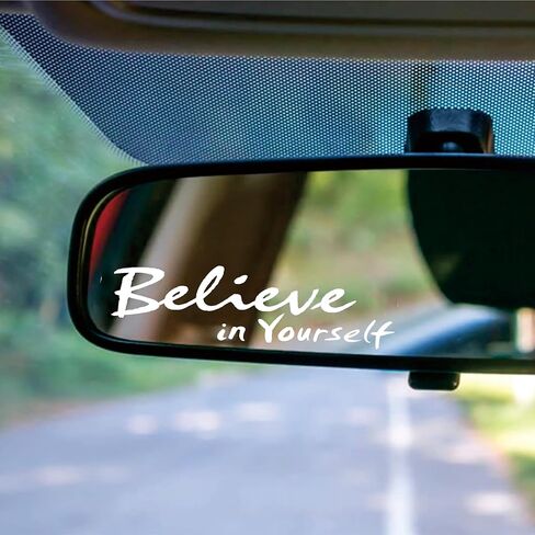 3 قطع من ملصقات السيارات المصنوعة من الفينيل من Just Breathe Mirror للنساء ملصقات مرآة الغرور للفتيات in Kuwait