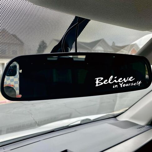 3 قطع من ملصقات السيارات المصنوعة من الفينيل من Just Breathe Mirror للنساء ملصقات مرآة الغرور للفتيات in Kuwait