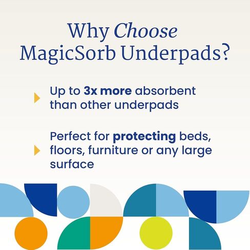 NorthShore MagicSorb, 36 x 48, 96 oz., Super-Absorbent Extra Long Underpads, 2XL, Case/30 (5/6s) in Kuwait