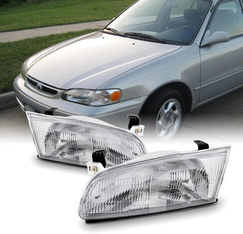 AKKON - Fits 1997 1998 1999 Toyota Camry Front Headlamps Headlights Direct Replacement Pair in Saudi Arabia