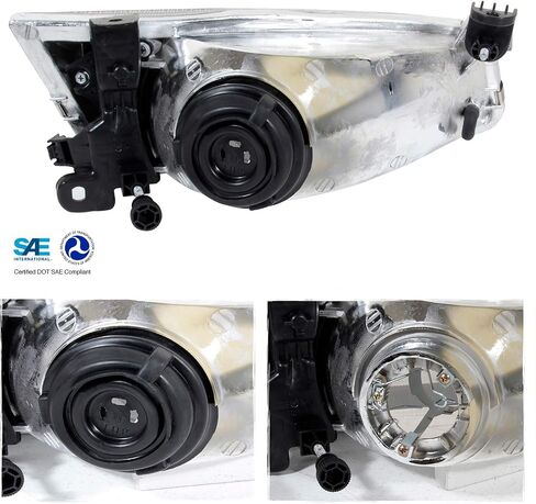 AKKON - Fits 1997 1998 1999 Toyota Camry Front Headlamps Headlights Direct Replacement Pair in Saudi Arabia