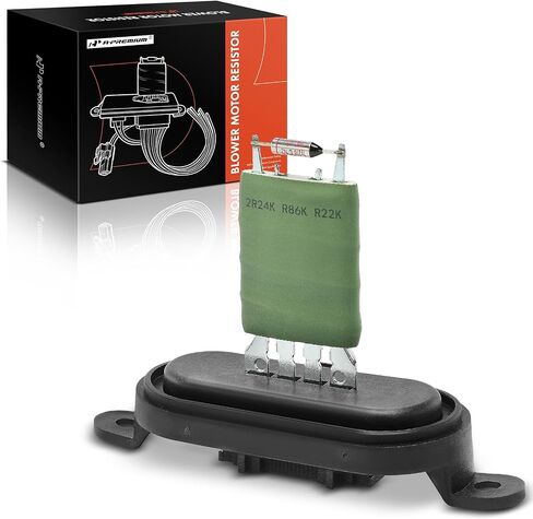 A-Premium HVAC Heater Blower Motor Resistor Compatible with Volkswagen Vehicles - for Touareg 2007 2008 2009, Without Automatic AC - Front Side, Replace# 7E0959263, 7E0959263C in Saudi Arabia