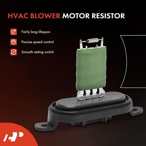 A-Premium HVAC Heater Blower Motor Resistor Compatible with Volkswagen Vehicles - for Touareg 2007 2008 2009, Without Automatic AC - Front Side, Replace# 7E0959263, 7E0959263C in Saudi Arabia