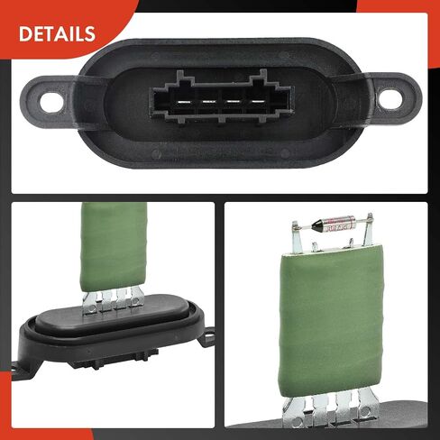 A-Premium HVAC Heater Blower Motor Resistor Compatible with Volkswagen Vehicles - for Touareg 2007 2008 2009, Without Automatic AC - Front Side, Replace# 7E0959263, 7E0959263C in Saudi Arabia