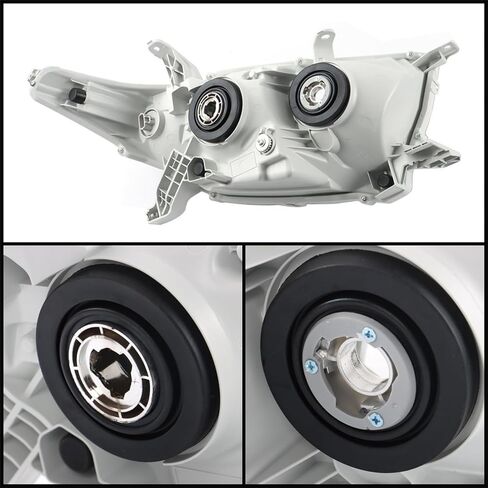 munirater Headlights Lamps Set Left & Right Side Replacement for 2011 2012 2013 Highlander in Saudi Arabia