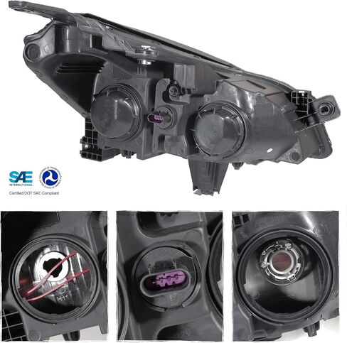 AKKON - يناسب 2009 2010 2011 2012 مجموعة استبدال المصابيح الأمامية Chevy Traverse مباشرة in Saudi Arabia