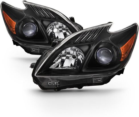 ACANII - For Upgrade Black 2010-2011 Toyota Prius Halogen Headlights Headlamps Driver + Passenger Side in Saudi Arabia