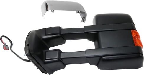 Garage-Pro Driver & Passenger Side Power Heated Towing Mirrors for Ford F-250 F-350 Super Duty 2011-2016 Power Fold With Signal Light & Memory; Without Blind Spot Monitor Auto Extend with 2 Caps in Saudi Arabia