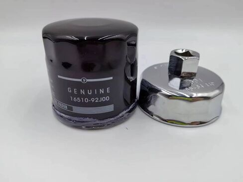 16510-92J00 Oil Filter with Tool Replace For Suzuki Outboard Motor DF115 DF140 in Saudi Arabia