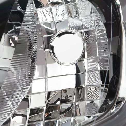 AKKON - Fits 2016-2017 Honda Accord LX 4Door Sedan [Halogen Type] Projector Headlight Chrome Headlamp Driver Left Side in Saudi Arabia