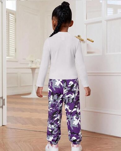 Girls 2 Piece Outfit Sweatsuits Tie Dye Clothes Set Long Sleeve Sweatshirts Sweatpants Athletic Tracksuit 4-13Y in Kuwait