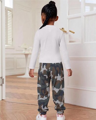 Girls 2 Piece Outfit Sweatsuits Tie Dye Clothes Set Long Sleeve Sweatshirts Sweatpants Athletic Tracksuit 4-13Y in Kuwait