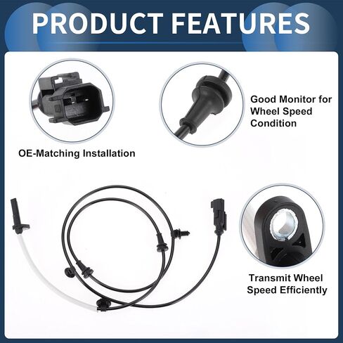ABS Wheel Speed Sensor Front Left Right ABS Sensor Anti-Lock Braking System Sensor No.DB5Z2C204B for Ford Taurus 2013-2015 in Saudi Arabia
