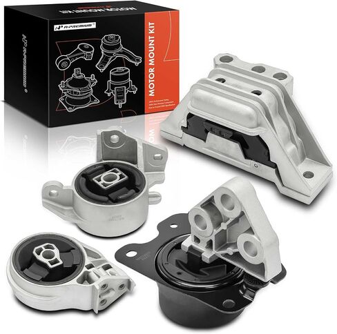 A-Premium 4PCS Engine Motor Mount and Transmission Mount Kit Compatible with Saturn Ion 2003-2004 2.2L, Manual Transmission, Replace# 25973869, 25974058 in Saudi Arabia