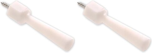 Hardware Essentials by Hillman 852364 Rigid Plastic Door Stop White, 1 Count (Pack of 1) in Saudi Arabia