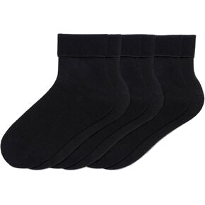 HUE Women's Bobby Sock Causal Crew 3 Pair Pack