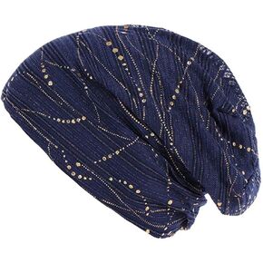 Women Girls Lace Turban Hat Cancer Chemo Cap Stretch Slouchy Beanie Hat Head Wrap Turban Scarf Headwear Hair Wrap Sleep Cap