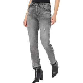 KUT from the Kloth Rosa High-Rise Straight Legs w/Hidden Button in Unforgettable in Saudi Arabia