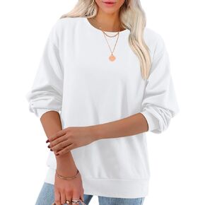 Amoretu Womens Crewneck Sweatshirts Loose Long Sleeve Pullover Tops