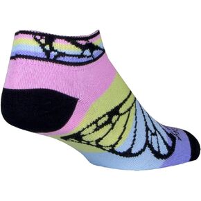 SockGuy Women's 1in Monarch Cycling/Running Socks (Monarch - S/M)