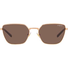 Vogue Eyewear Woman Sunglasses Gunmetal Frame, Dark Green Lenses, 53MM