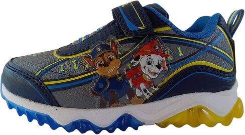 Nickelodeon Boy's Paw Patrol Chase and Marshall Light Up Sneakers (Navy/Yellow, Numeric_10) in Saudi Arabia
