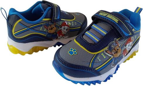 Nickelodeon Boy's Paw Patrol Chase and Marshall Light Up Sneakers (Navy/Yellow, Numeric_10) in Saudi Arabia