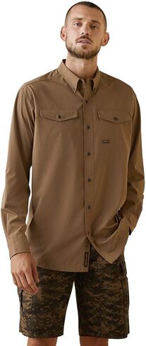 ARIAT Men's Rebar Made Tough Venttek Durastretch Work Shirt in Saudi Arabia