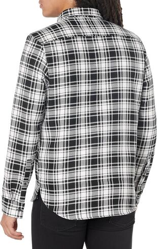 HUGO Men's Relaxed Fit Checked Flannel Button Down Shirt in Saudi Arabia