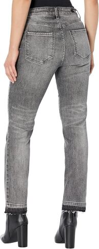 KUT from the Kloth Rosa High-Rise Straight Legs w/Hidden Button in Unforgettable in Saudi Arabia