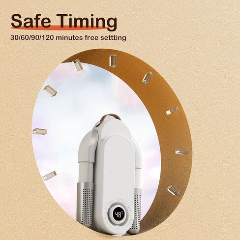 Erdiegle Boot Dryer for Work Boots, Shoe Dryer with Heat Blower, Glove Dryer & Boot Warmer - 90° Adjustable Dry Rack - Telescopic Bendable Dry Ports - Intelligent Timer in Kuwait